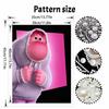 Disney Inside Out Pearl Art Kit Gaga Creative Pearl-Style Art Painting 5D DIY Pearl Embroidery Mosaic Cross-Stitch Kit for Home Decor
