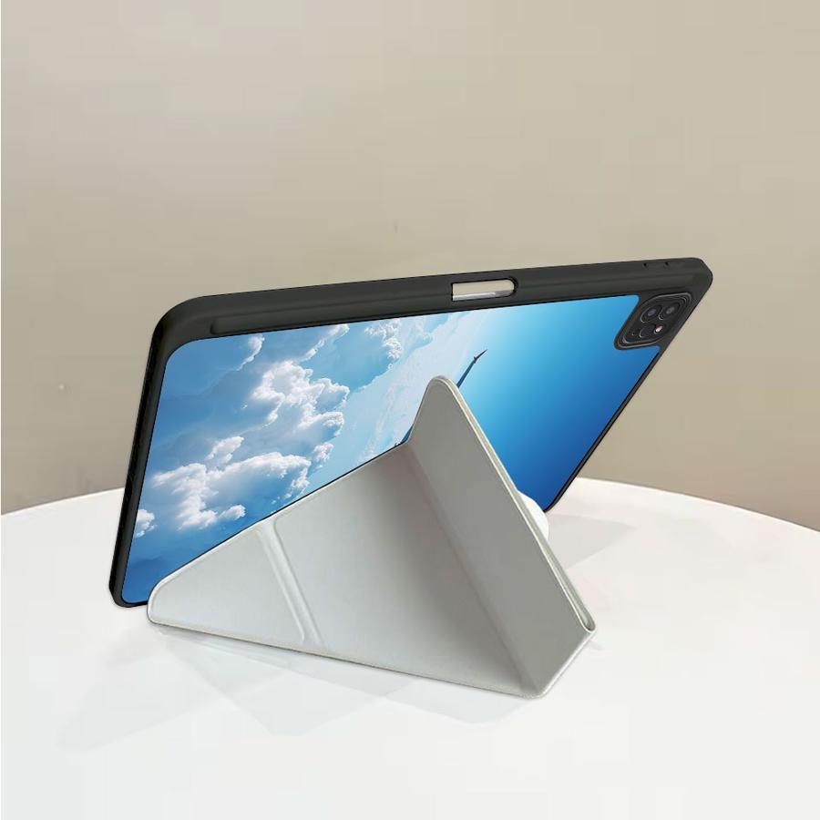Tablet Case For iPad Pro 11th 10th 9th 8th 7th 12.9inch Air 4 5 M3 M2 1 2 M4 11inch Mini 6 7 Pro 2025 Holder Cover Cloud Sea Jet