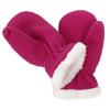 Girls Winter Gloves Soft Full Mittens Solid Color Thicken Outdoor Sports Mittens