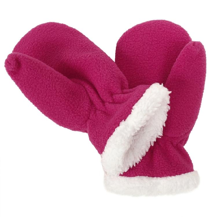 Girls Winter Gloves Soft Full Mittens Solid Color Thicken Outdoor Sports Mittens