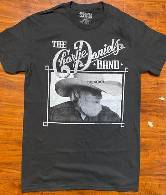 The Charlie Daniels Band American Classics Profile Black  Graphic T-Shirt- NWOT Unisex T-Shirt