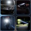 LED Flashlight USB Rechargeable Magnetic Work Light Camping Emergency Torch WaterproofAuto Repair Outdoor Tactical Super Bright