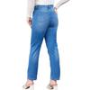 Women's Mid-Rise Stretch Jeans Fashion Straight Leg Denim Pants With Pockets