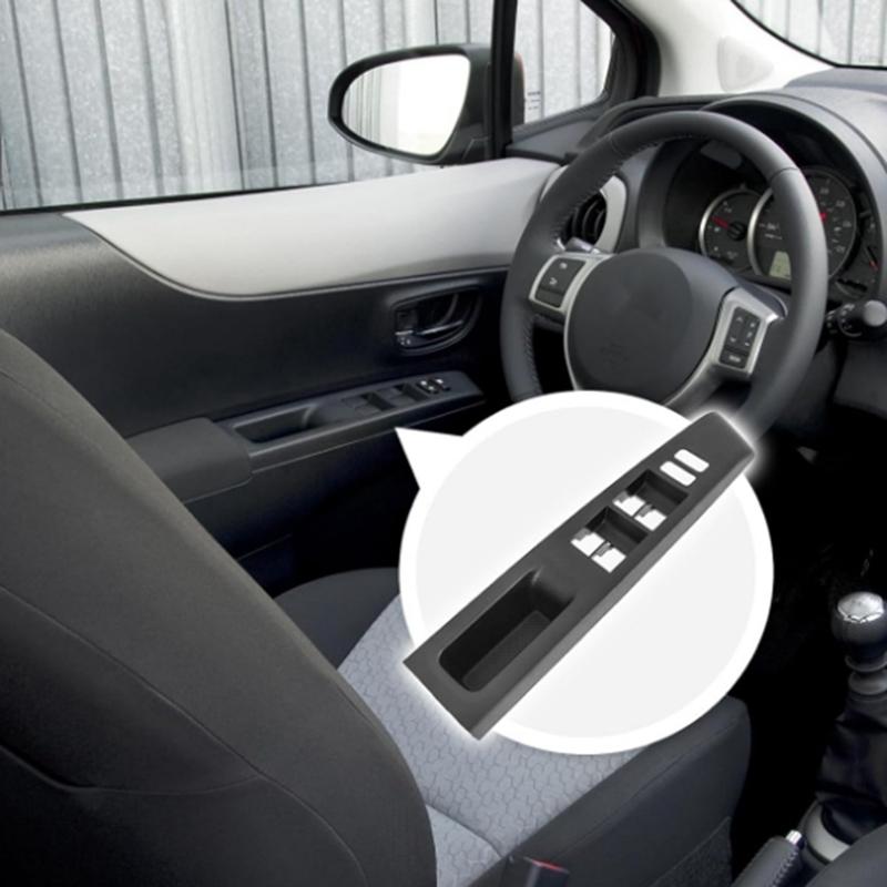 Car Front Window Switch Control Panel Cover For Toyota Yaris 2012-2014 Car Accessorie