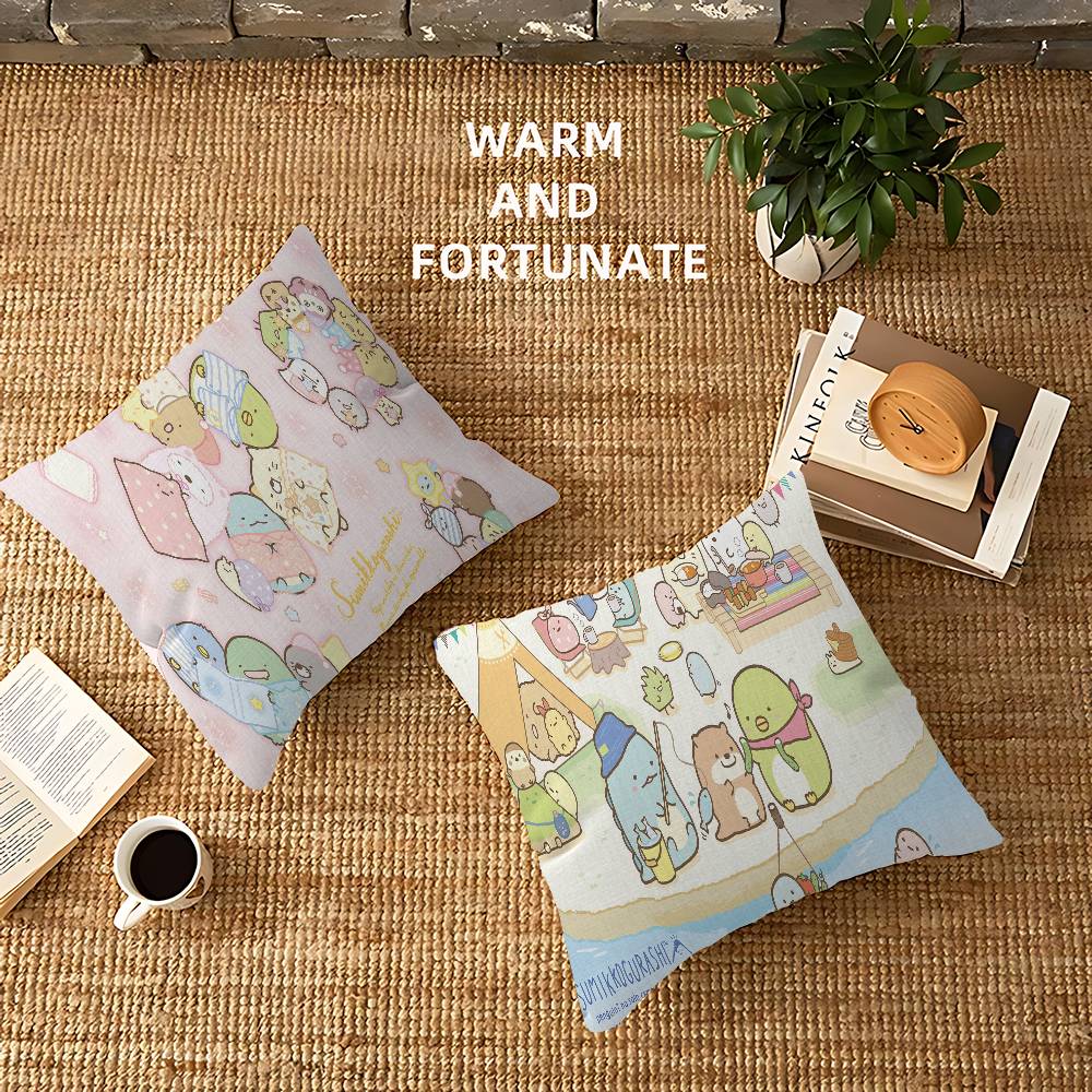 Sumikko G-Gurashi Pillow Cover Sofa Cushion Cover Home Room Decoration Children Gift