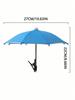 Portable Phone Holder Umbrella, Waterproof UV Protection Mini Parasol with Phone Stand, Anti Glare Sun Shade for Outdoor Travel