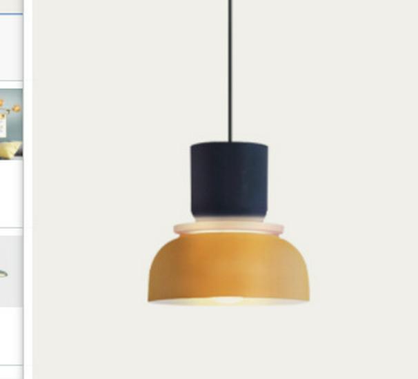 Nordic Macaron Halo Pendant Lamp - Modern Warm Lighting for Restaurants, Bars, and Bedrooms