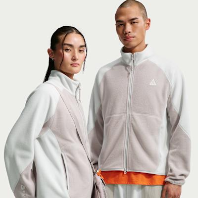 Nike ACG Jackets Men s Light Gray Stand Collar Moderate Other XL