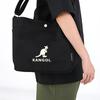 New KANGOL Cotton Handbag, Shoulder Bag, Crossbody Bag Unisex Black EB0038BKOS