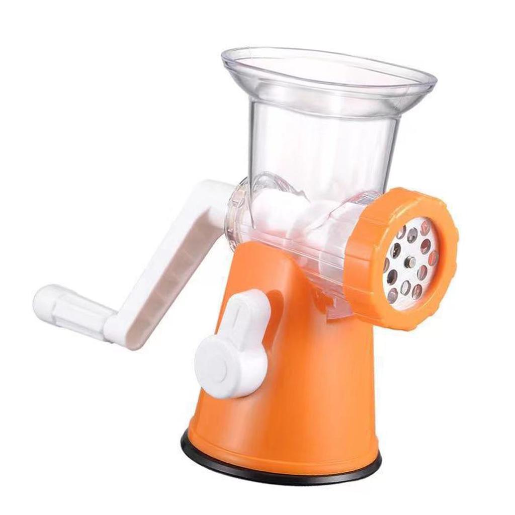 Manuelle Fleischmühle mit Edelstahlklinge Abnehmbare Handkurbel Fleischwolf Wurstfüller fo