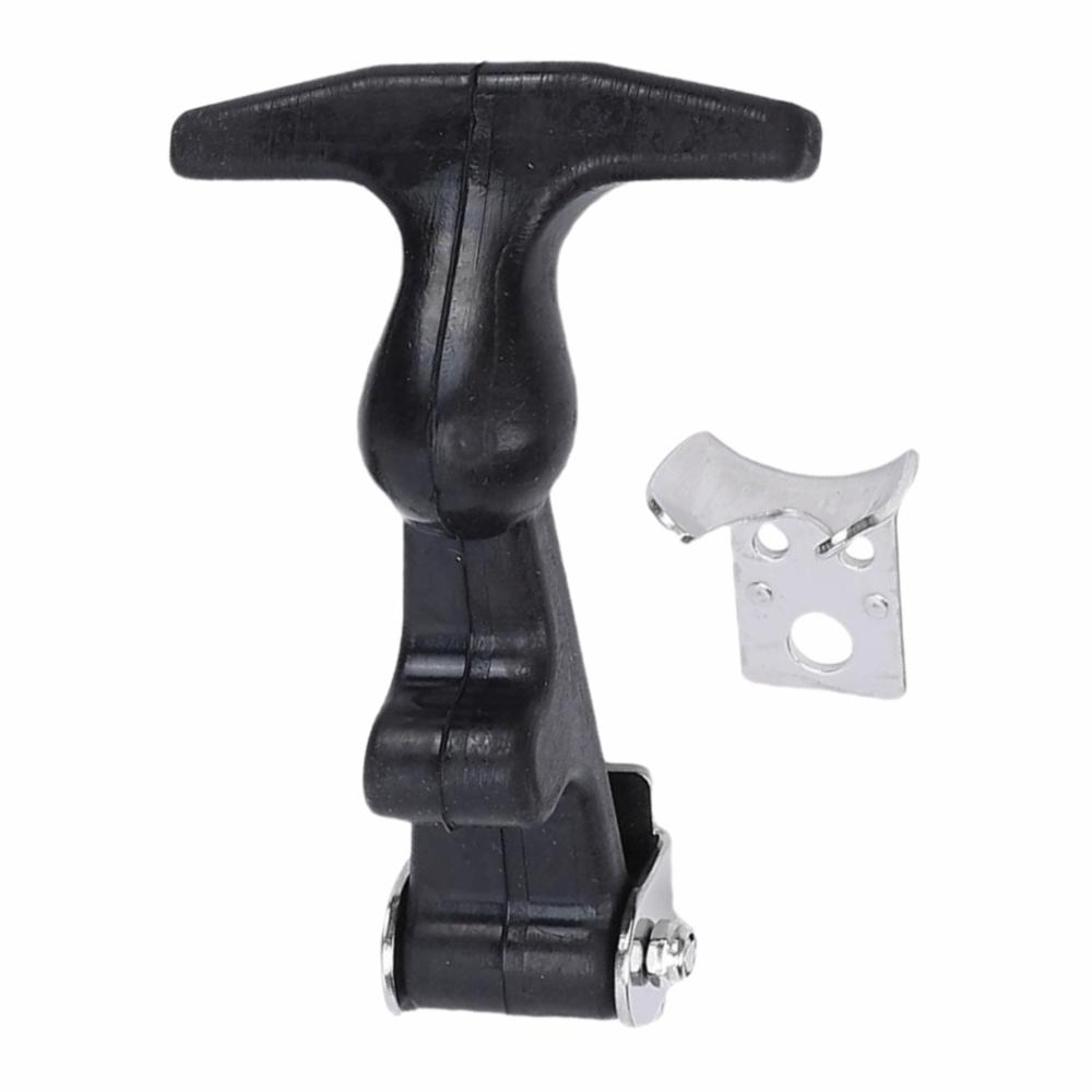 Stainless Steel Brackets Rubber Hood Catch Elastic Design T Handle Hasp Insulation Box