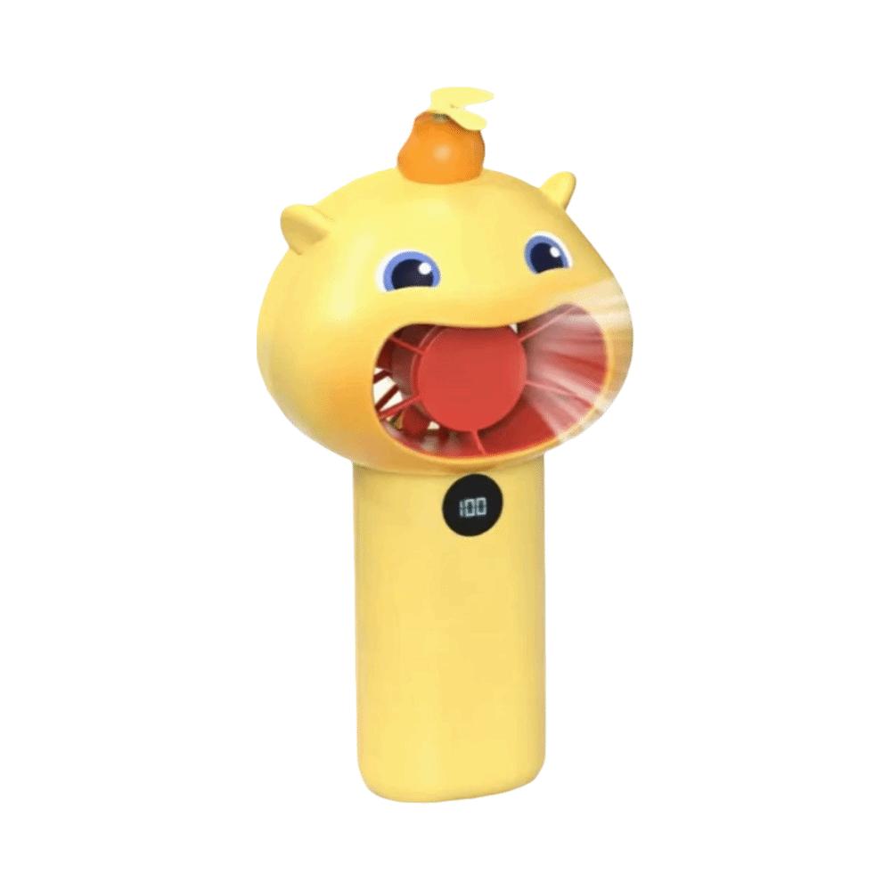 

Cartoon Design Capybara Portable Mini Fan Trendy Style Portable Pocket Fan Outdoor Travel жёлтый