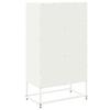 Vidaxl Szafka, Biała, 68,5X38,5X123,5 Cm, Stal