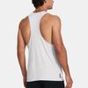 Under Armour UA Vanish Letter Logo Print Lightweight Elastic Breathable Crew Neck Sleeveless Tank Top Men Tops Light-Gray 1382802-023