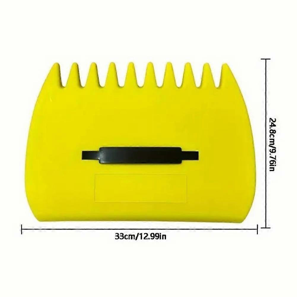Garden Hand Rakes Set 2PCS 33x24.8cm Leaf Collection Yard Debris Tool