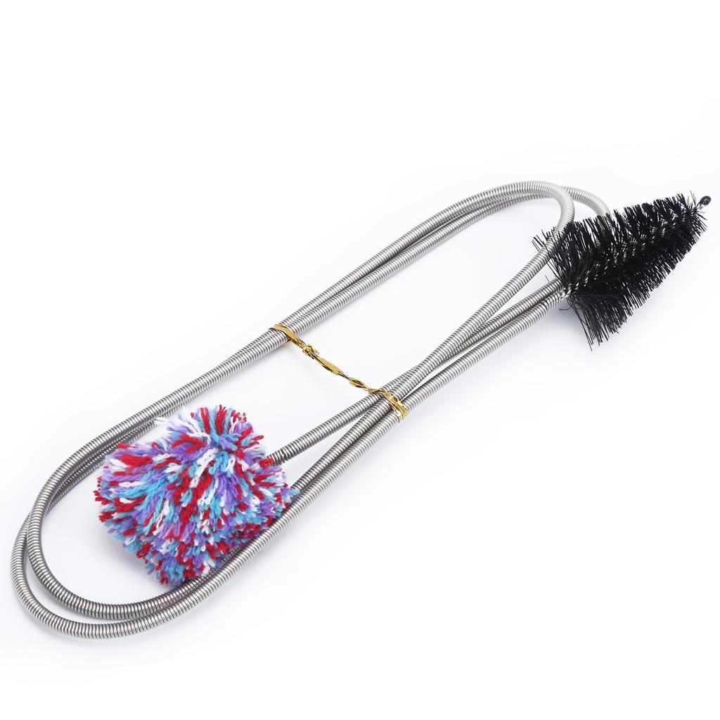 Bore Snake Brush Flexible Mouthpiece Cleaner for Saxophone Instrument Cleaning Tool