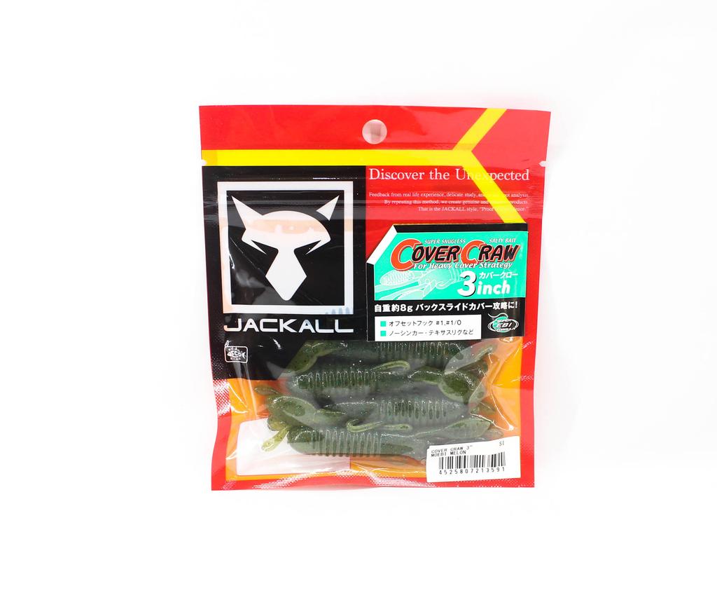 Jackall Soft Lure Cover Craw 3 Inches Moebi Melon (3591)