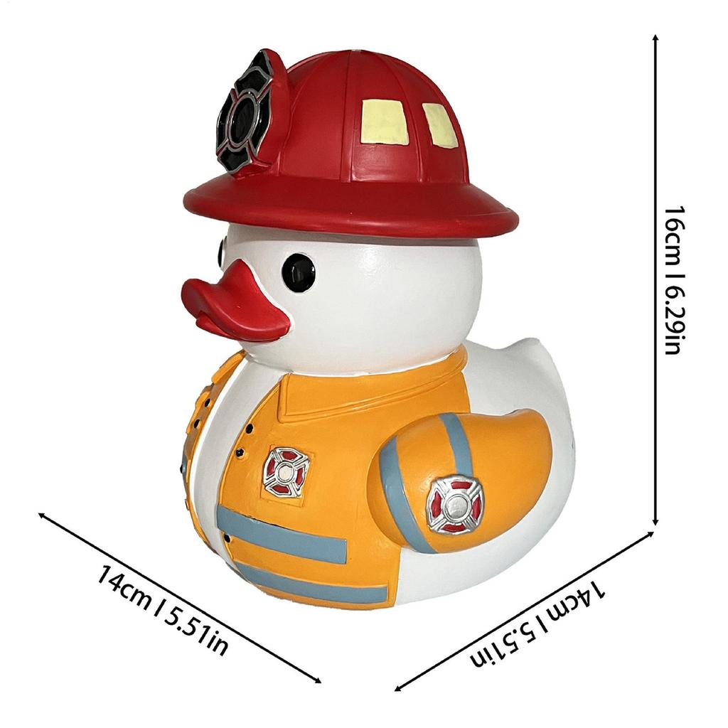 Transparent Piggy Bank Creative Resin Duck Coin Money Bank Funny Duck Statue for Living Room, Bedroom Indoor Home Decorations