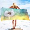 Oversized Beach Towel , Dandelion Extra Large Big Pool Swim Travel Soft Towel Blanket for Camping Travel Lounge Chair Cover Gift