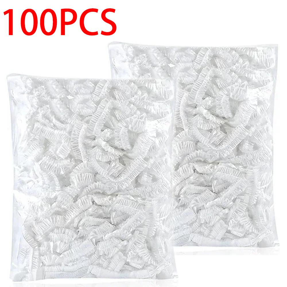 200/100/50/10Pcs Food Cover Disposable Transparent Food Bags Plastic Wrap Elastic Cling Film Lid Home Kitchen Storage Saran Wrap