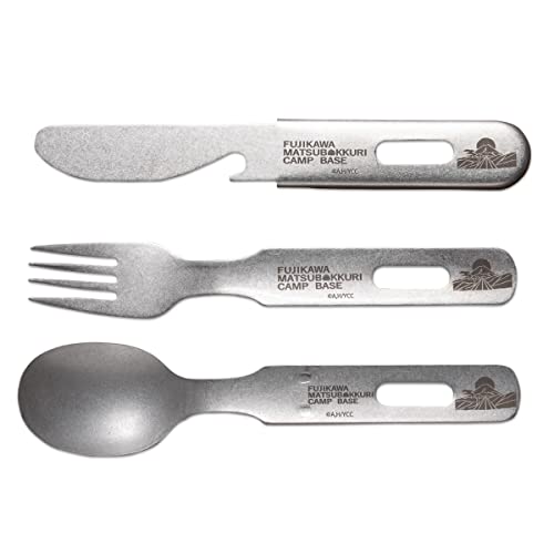

Laid-Back Camp Movie Cutlery Set: Pine Cone Campsite ver.