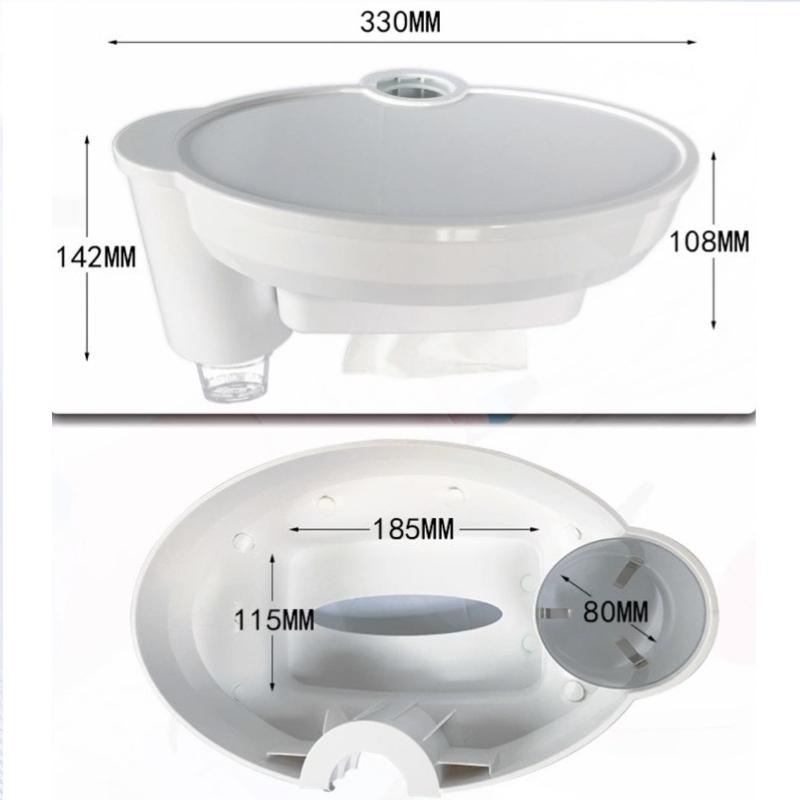 NEW 3 in 1 Rack Oral Tray Accessories Dental Chair Scaler Tray Parts Disposable Cup Holder Tissue Box Storage Holder