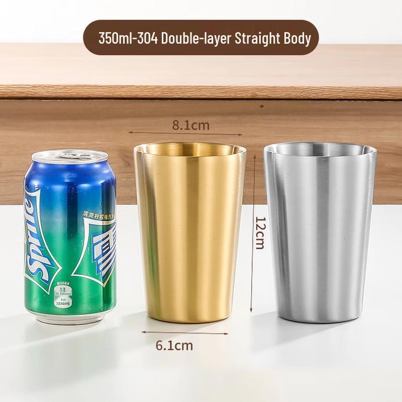 Zhen Yi Tang 304 Stainless Steel Double-Layer Mug