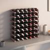 VidaXL Bottle Rack for 42 Bottles Brown Solid Pine Wood 340893