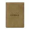 RHODIA Mini System Organizer x 8 Ring Diameter 11 Chic Khaki cf11ogz01kh 3-Hole (11 cm, mm, Cowhide)