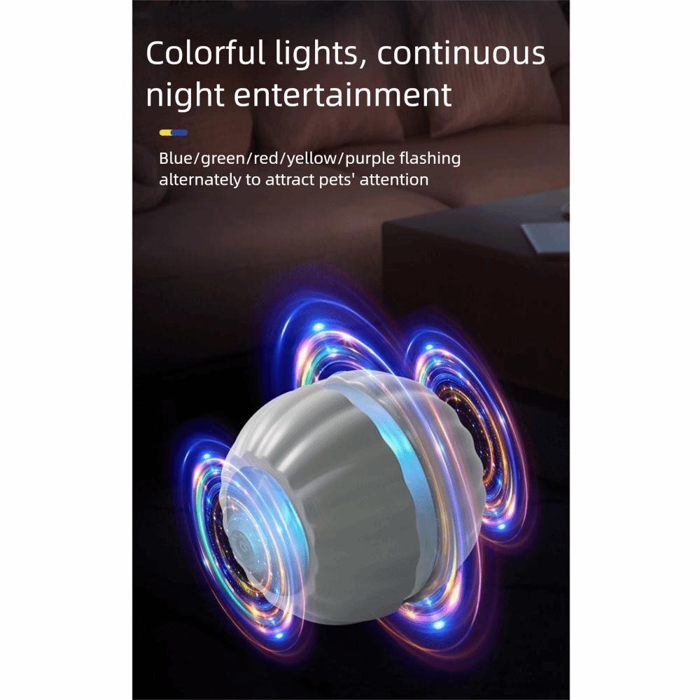 Soft Light Automatic Rolling Ball Obstacle Avoidance Smart Cat Teasing Balls  Kitten