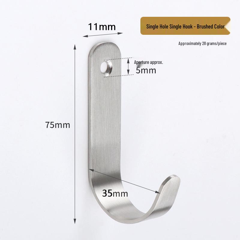 Strong Adhesive No-Drill Wall Hooks, Load-Bearing for Kitchen and Bathroom Storage