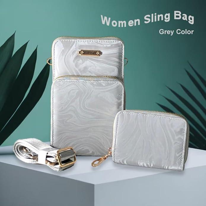 RSINC Damen Handy Umhängetasche 2 Hauptfächer 3 Taschen & 4 Kartenfächer B0DST5KJS3