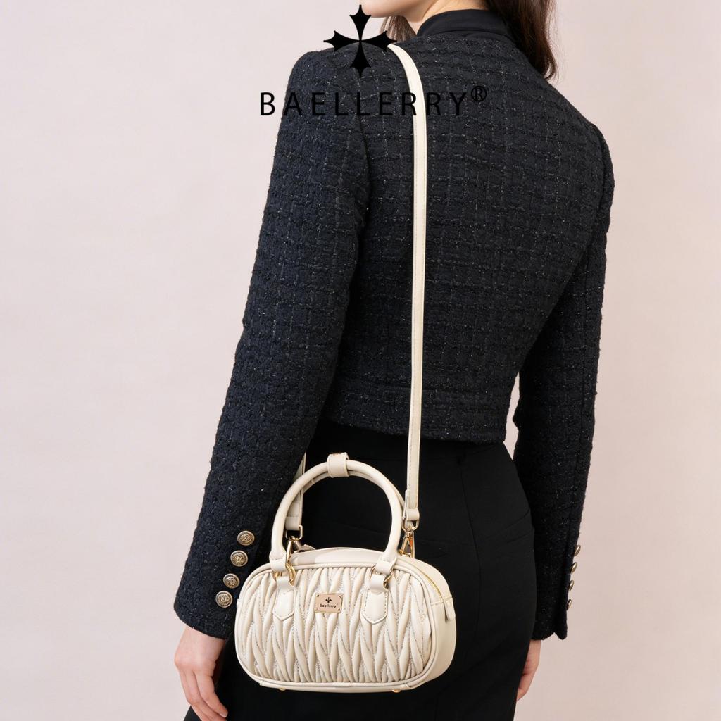Luxury Women's Large Capacity Pleated Handbag - Fashionable Crossbody & Shoulder Bag