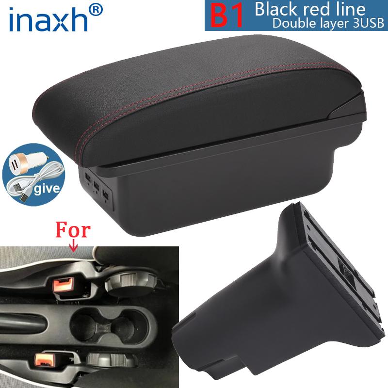 For Fiat 500 Armrest Box For Fiat Cronos Car Armrest Center Auto Storage Box Dedicated Retrofit Parts Interior Car Accessories