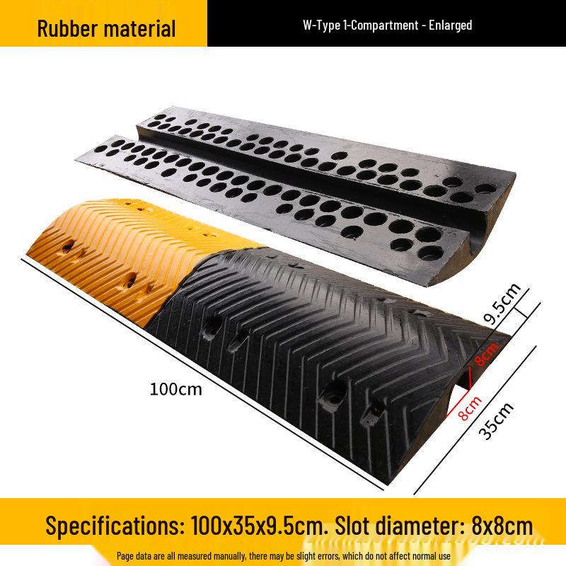 Rubber and Plastic Cable Protection Speed Bump