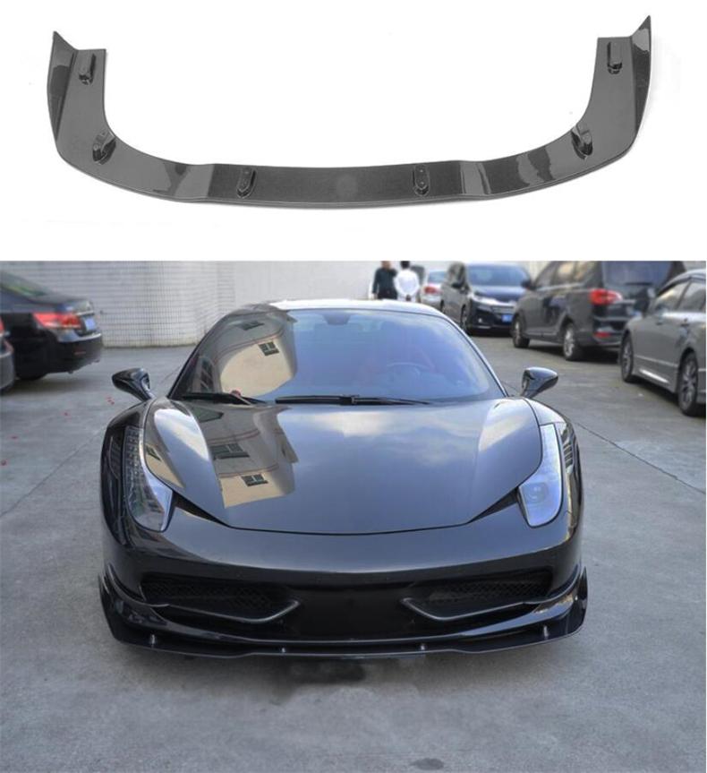 For Ferrari 458 2011-No Carbon Fiber Front Lip Rear Diffuser Bumper Spoiler Side Skirt Body Kit Upgrade Refits Splitter HS3
