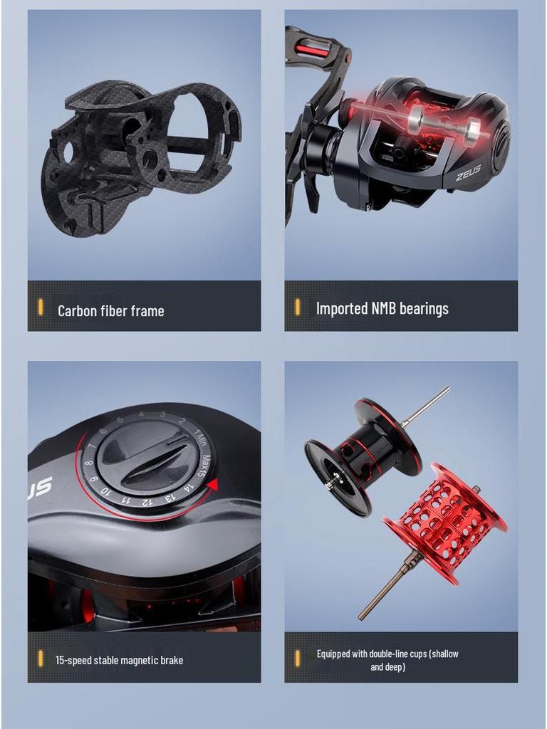 Conjunto de Vara de Pesca com Isca Multi-Seções para Iniciantes com Molinete Drop Shot para Pesca de Longo Arremesso