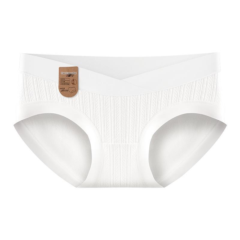 7A Antibacterial Pure Cotton Maternity Underwear – Supportive, Dye-Free for Early to Late Pregnancy