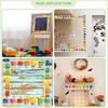 1Roll Self Adhesive Rainbow Pencil Edge Stickers Chalkboard Bulletin Board Border Paper 3Inch Border Classroom Decors
