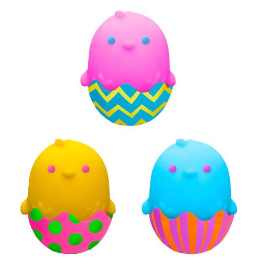 Simulated Chick Squeeze Toy Stress Relief Broken Egg Chicken Sensory Fidget Toy Focus Aid Relaxation Anxiety Relieving Hand Toy