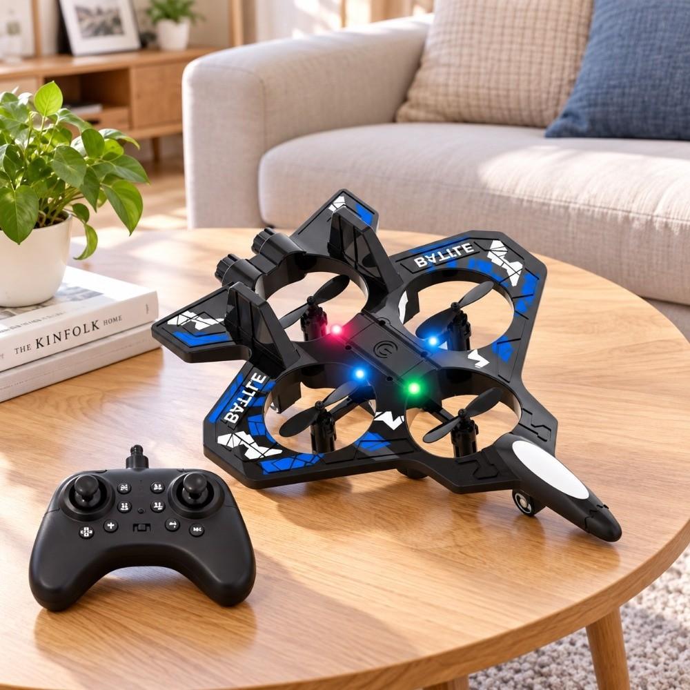 Rechargeable Four Motor Helicopter Toy EPP Foam RC Hobby Jet Plane  Parent-child Interaction