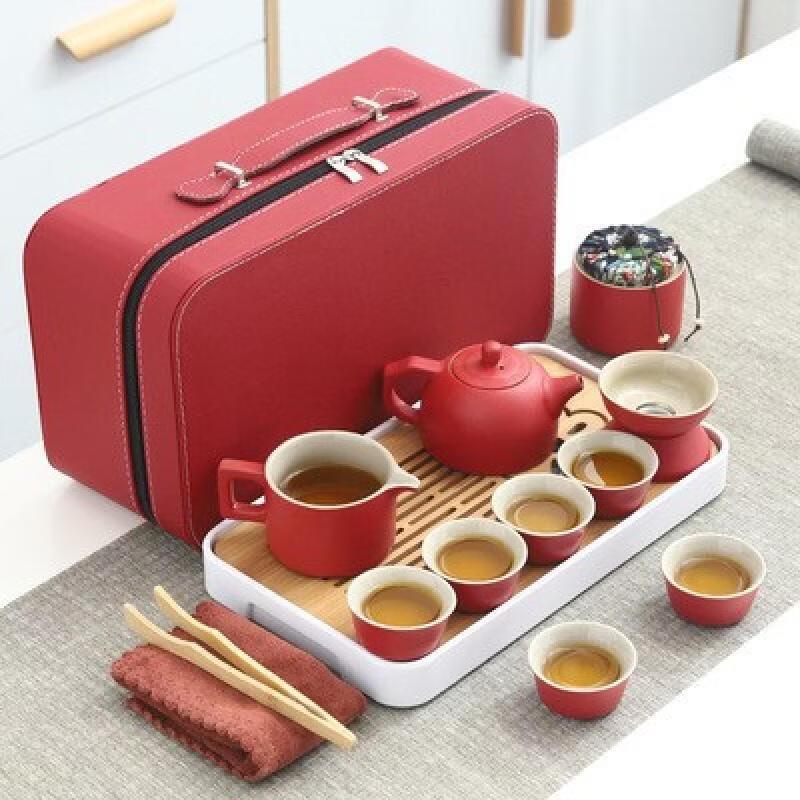 Yi Pan Black Pottery Kung Fu Tea Set