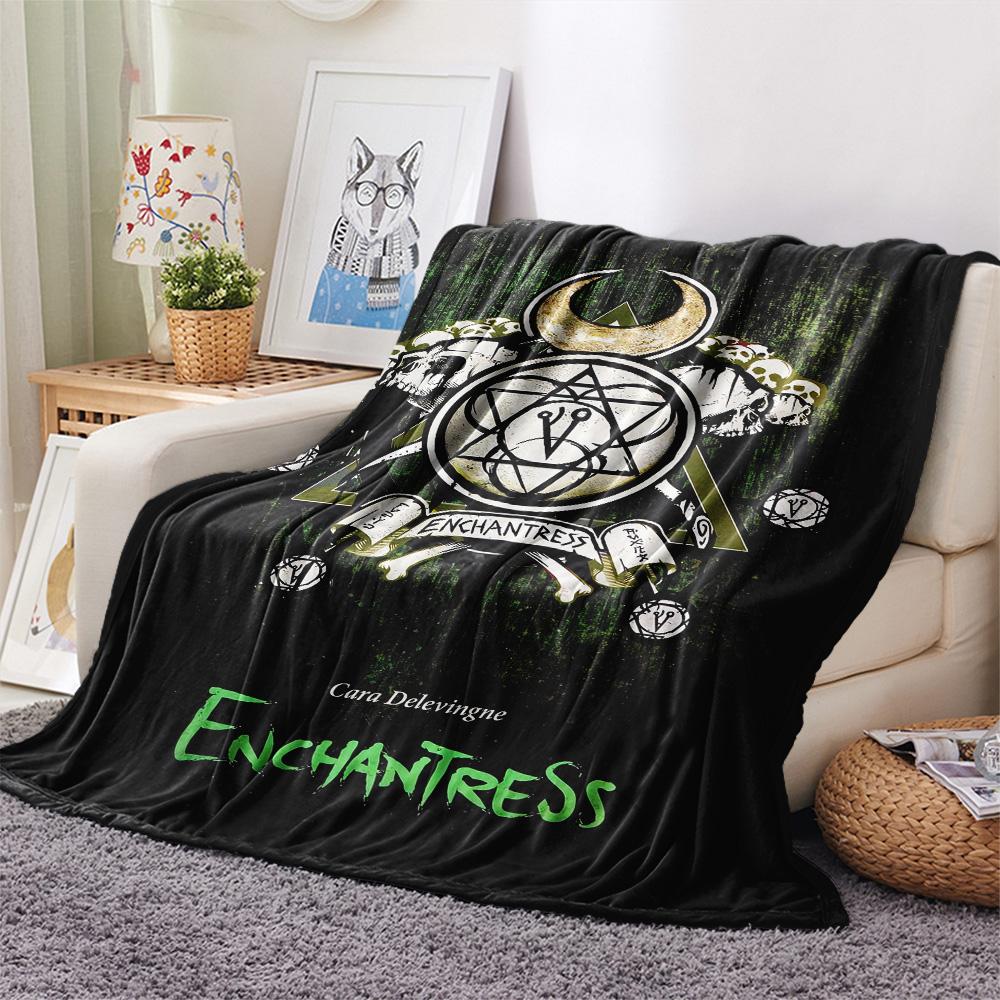 1Pc Alien Earth Print Flannel Blanket, High Quality Comfortable for All Seasons, Home Decor, Warmth and Comfort, Perfect for Christmas Gifts