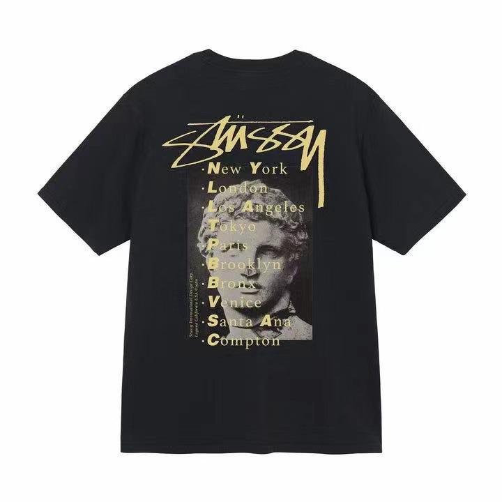 Three Standard New 2025 Men's and Women's Short-sleeved Summer Men's Loose 230g High-quality T-shirt