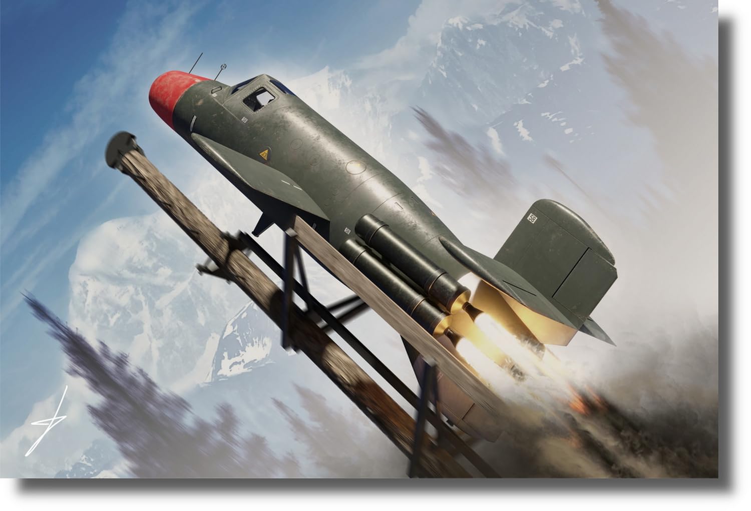 

Fly German Nutter Plastic Model Kit FLX32028 1/32 Ba349A/V (Airplane)