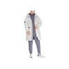 Li-Ning Trainingsserie Locker Warm Buchstabe Kapuze Mittellang Daunenjacke Herren Oberbekleidung Grau AYMR023-3
