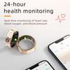 R18 Smart Ring Enamel Color Heart Rate Blood Pressure Oxygen Sleep Monitoring SmartHealth Women's Ring