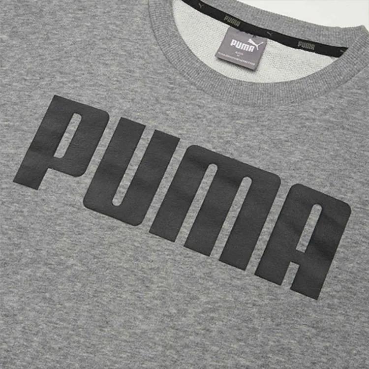 Puma Bluze Bărbătești Gri Gât Rotund Moderat Regular (Unisex) Bluze de trening 855227 02