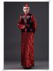 Men's Chinese Retro Wedding Tang Suit Long Robe: Groom's Mandarin Jacket & Best Man Formal Wear