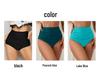 Women's High-Waisted Tummy-Control Slimming Bikini Bottoms with Quick-Dry Ruched Design in Multicolor